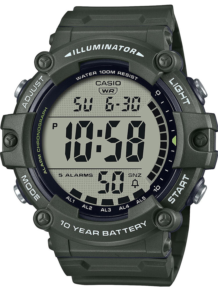 CASIO SPORT ILLUMINATOR PÁNSKE HODINKY AE-1500WHX-3A + KRABIČKA