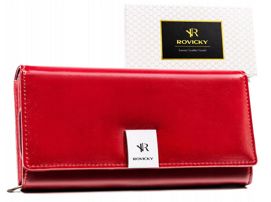Červená dámska peňaženka Rovicky