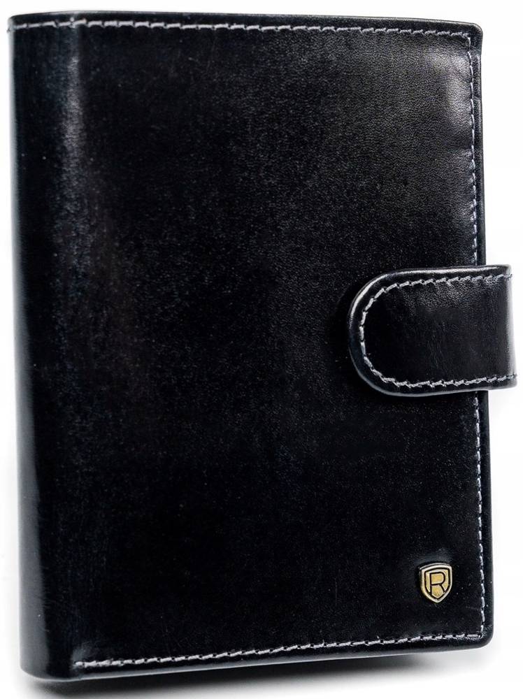 E-shop Klasická kožená peňaženka so zapínaním na cvok - Rovicky