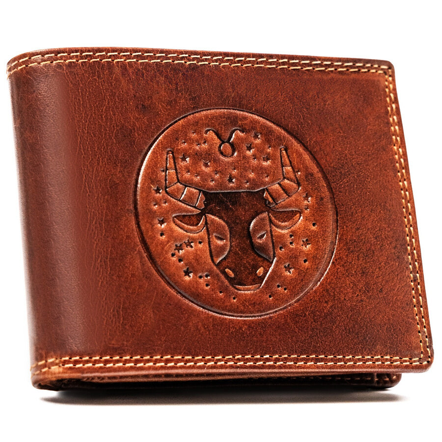 Kožená peňaženka so znamením Býk