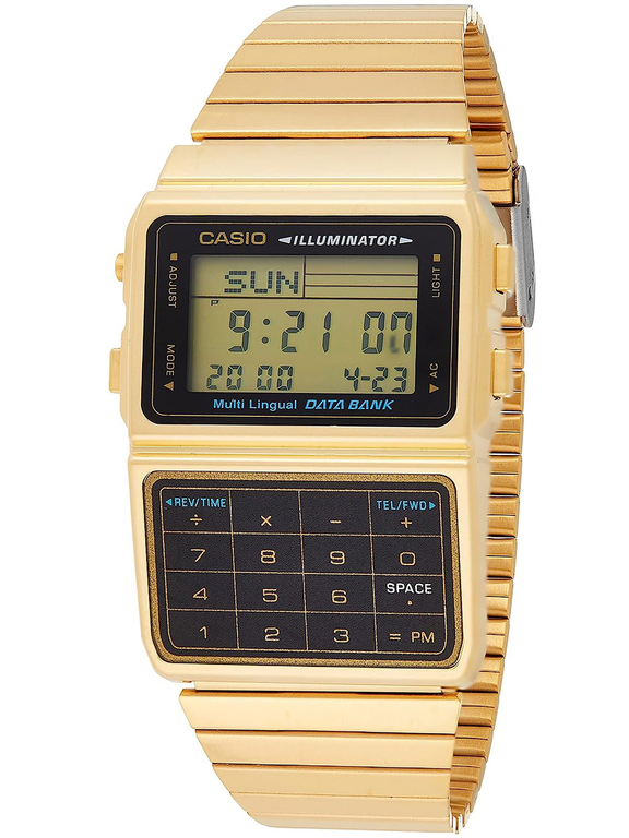 Pánske hodinky CASIO VINTAGE DATABANK DBC-611G-1 (zd163a)