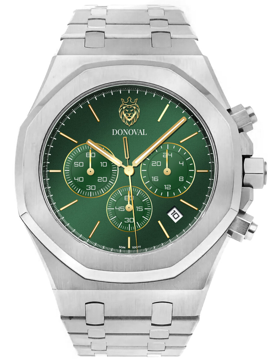 E-shop Pánske hodinky DONOVAL WATCHES OTTO DL0014 - CHRONOGRAF + BOX (zdo003d)