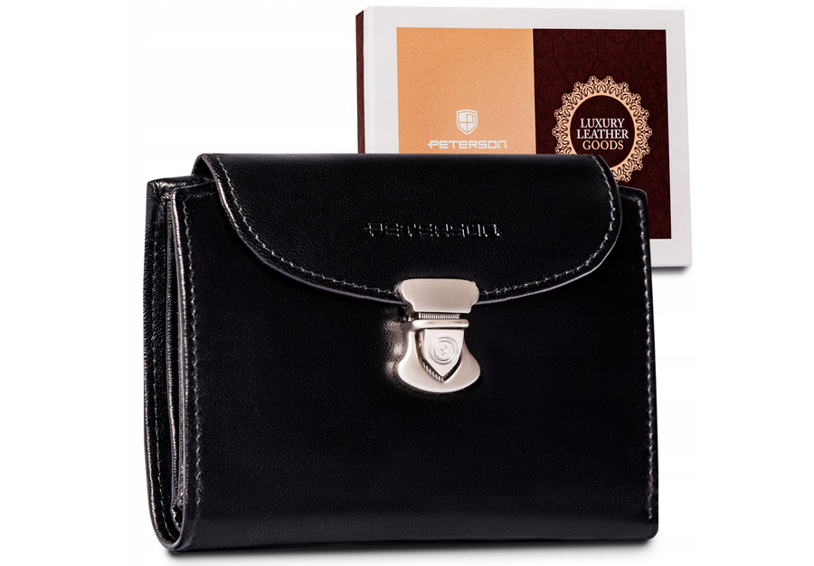 E-shop Dámska kožená peňaženka s RFID systémom — Peterson