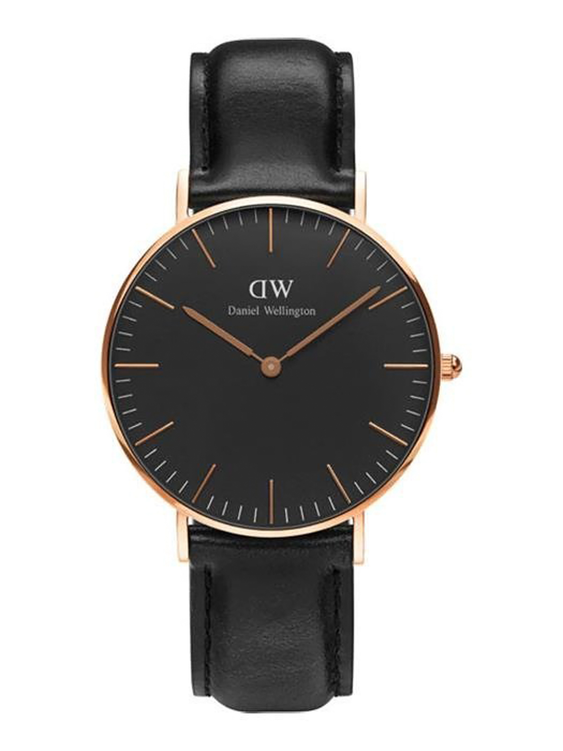 E-shop Dámske hodinky DANIEL WELLINGTON Classic Black Sheffield Lady Rose Gold DW00100139 (zw508a)