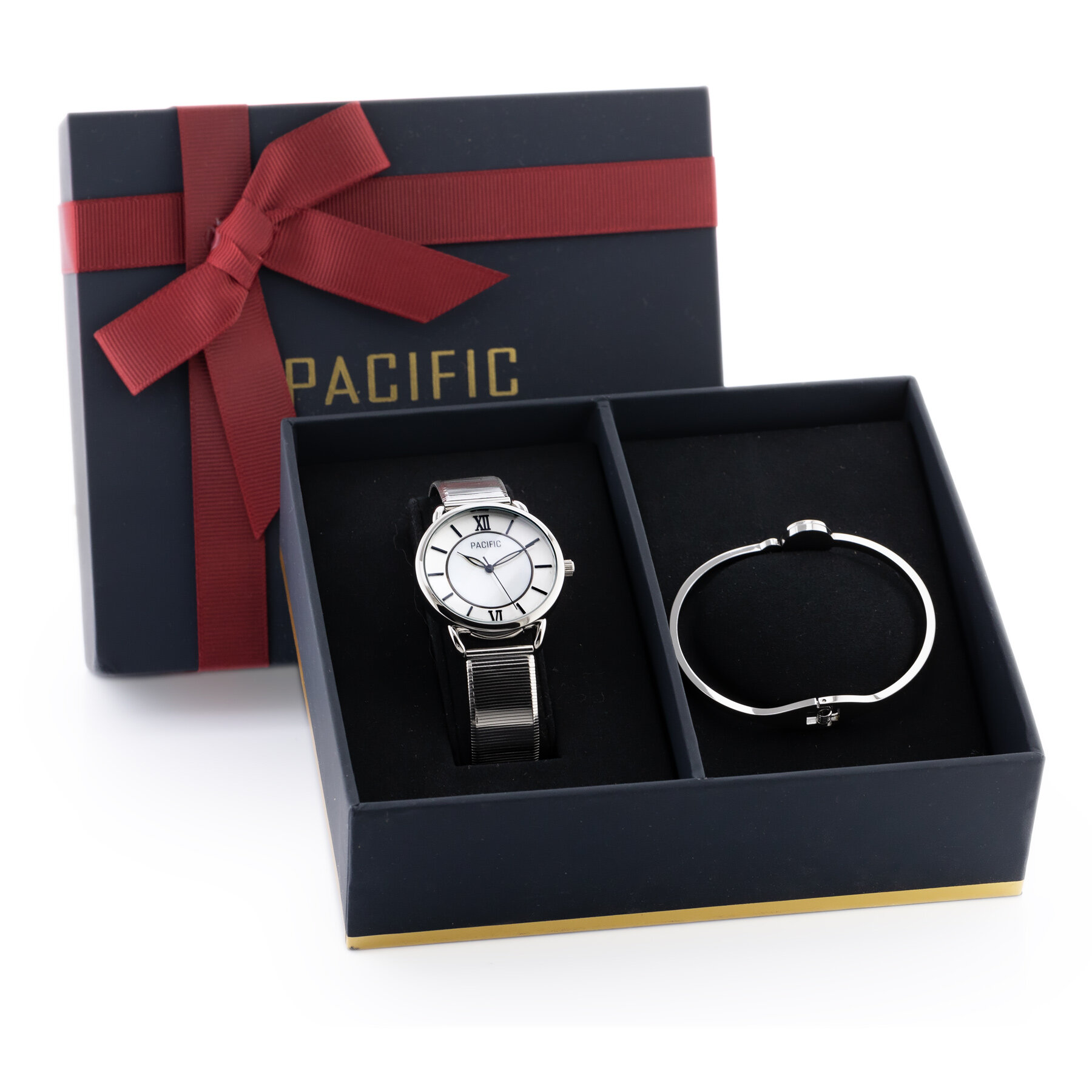 Dámske hodinky PACIFIC X6173 - komplet prezentowy (zy715c)