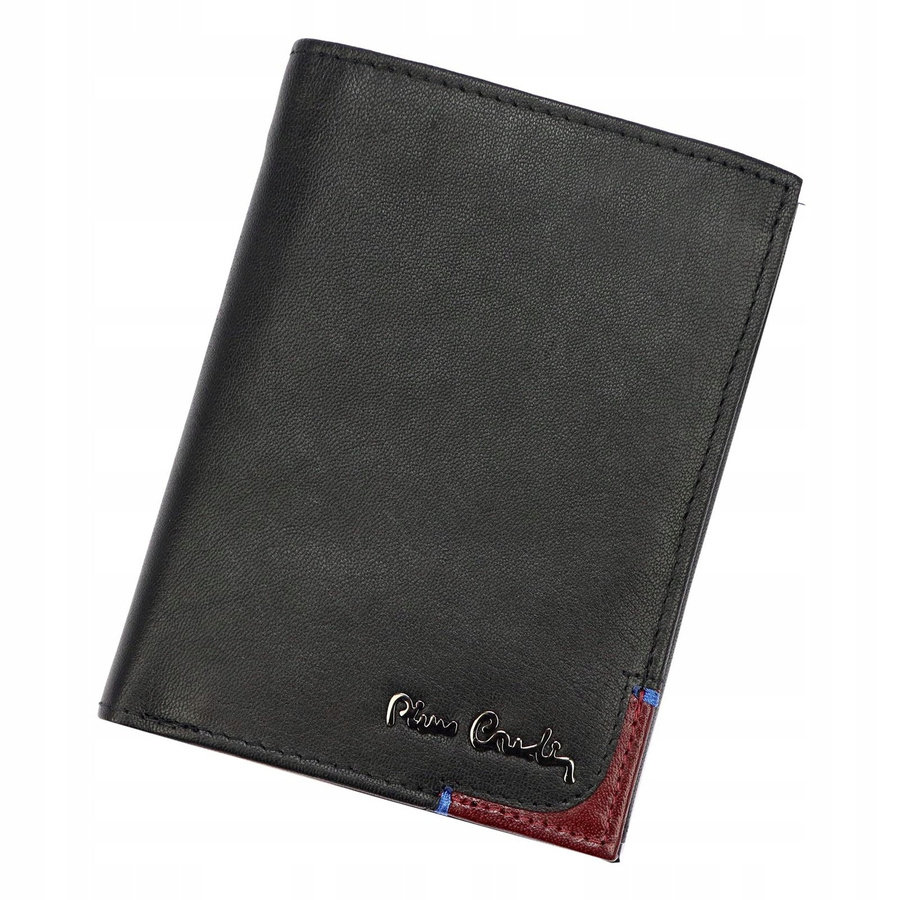 E-shop Veľká pánska kožená peňaženka bez vonkajšej spony - Pierre Cardin