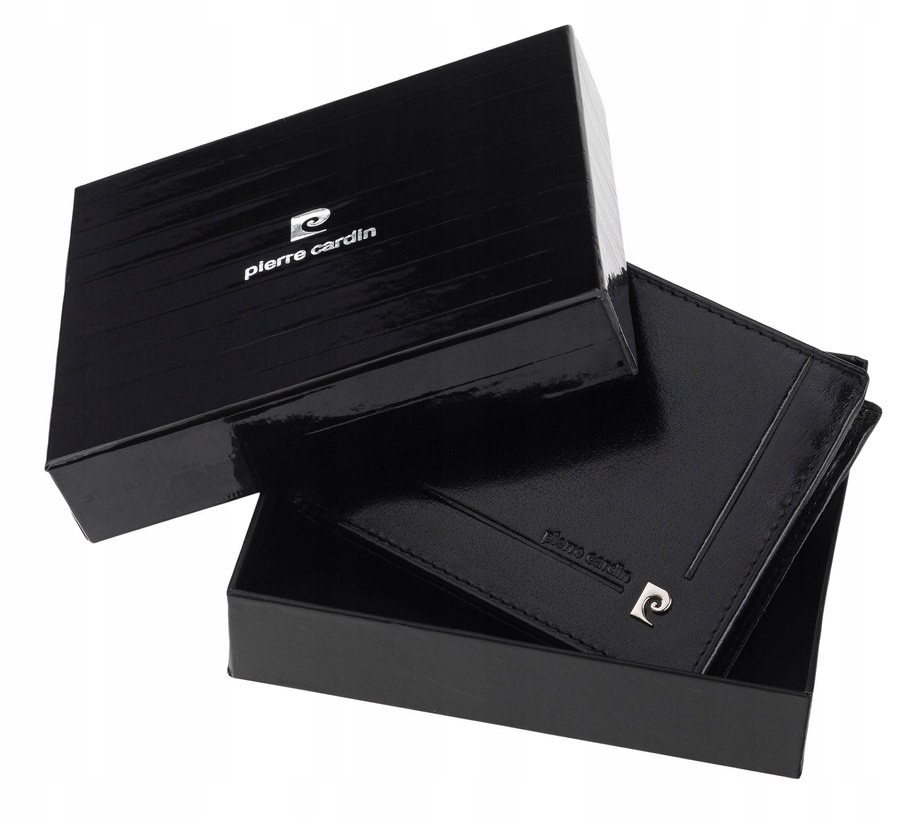 E-shop Klasická pánska peňaženka z prírodnej kože s RFID ochranou - Pierre Cardin