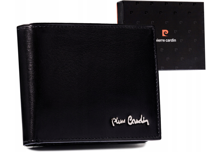 E-shop Klasická, elegantná pánska peňaženka z prírodnej kože - Pierre Cardin