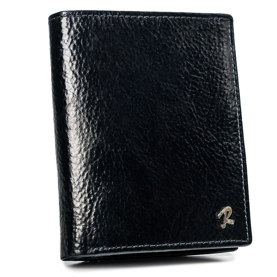 Klasická pánska vertikálna peňaženka z prírodnej kože s technológiou RFID - Rovicky