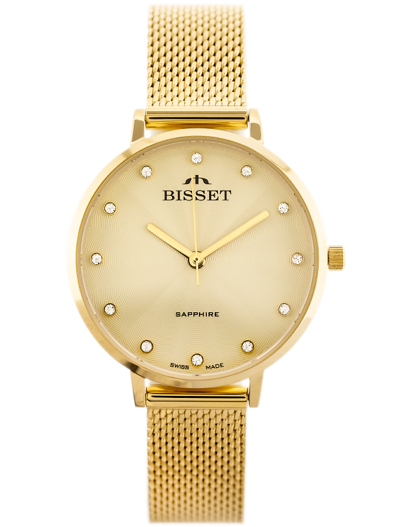 E-shop Dámske hodinky BISSET BSBF30 (zb578i) - zafirové sklíčko