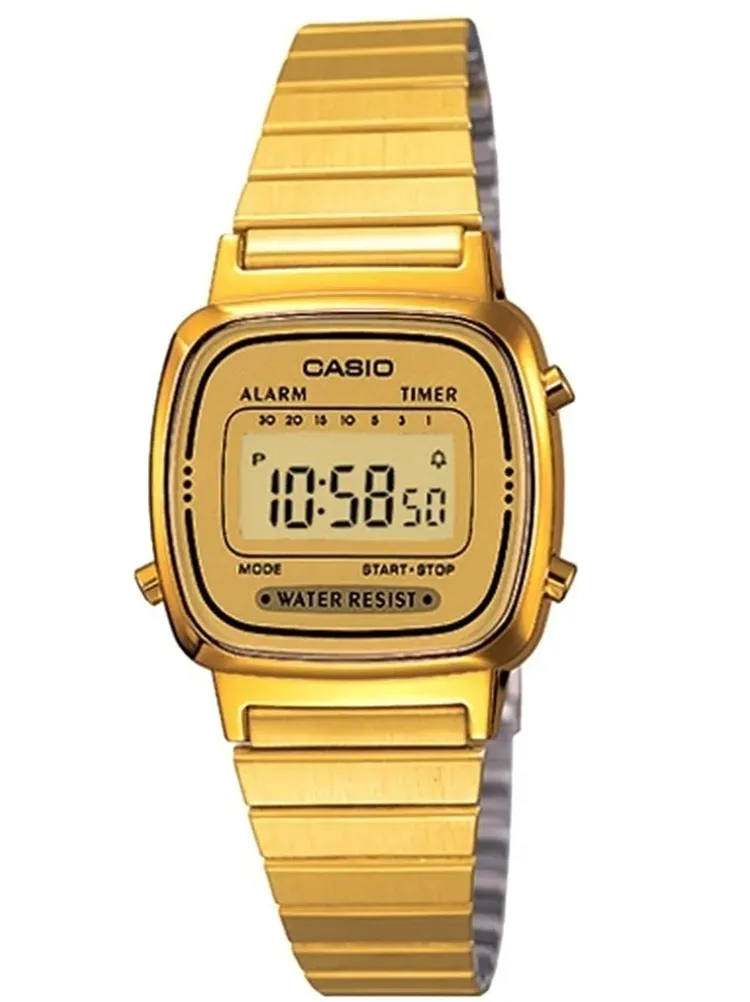 CASIO VINTAGE DÁMSKE HODINKY LA-670WG-9 (zd597d) + KRABIČKA