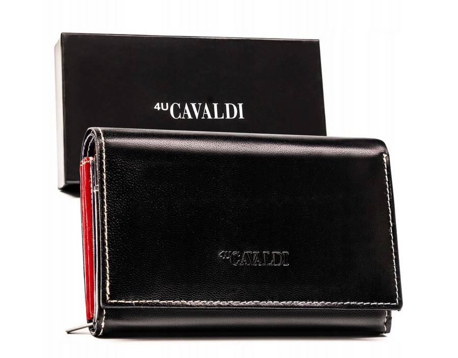 E-shop Veľká dámska peňaženka vyrobená z prírodnej kože— 4U Cavaldi