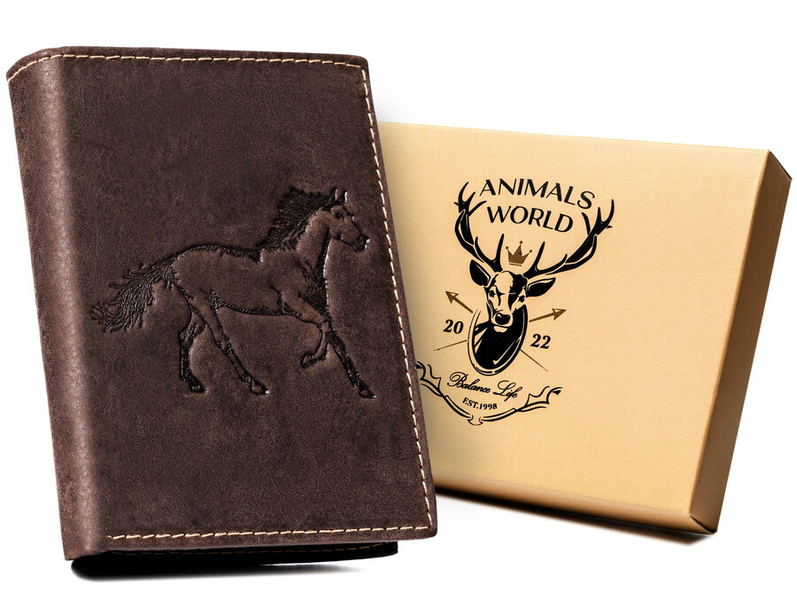 E-shop Pánska peňaženka so vzorom koňa — Always Wild,skl.