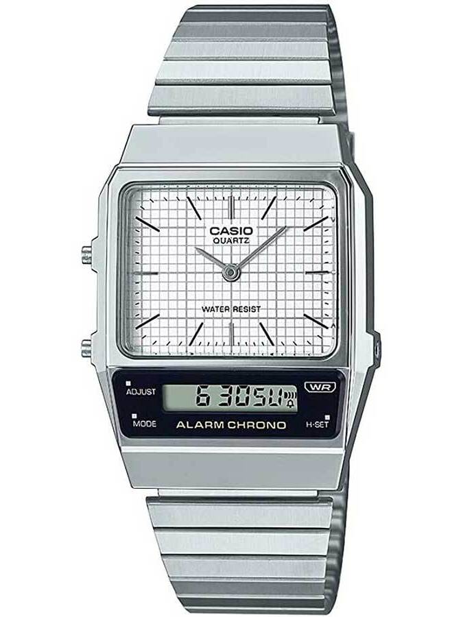 UNISEX CASIO Vintage Dual Time HODINKY AQ-800E-7A + BOX