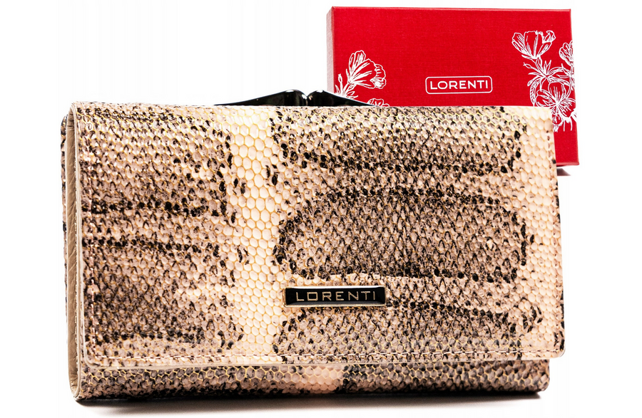 E-shop Dámska kožená peňaženka s háčikom a zapínaním — Lorenti