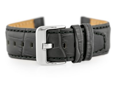 BISSET BS-160 leather watch strap - 22mm