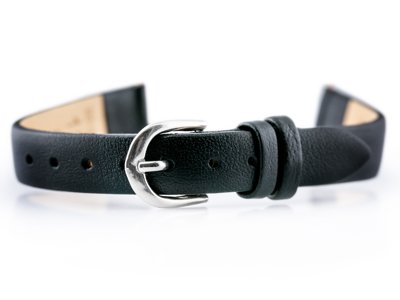 BISSET BS-201 leather watch strap - 12mm