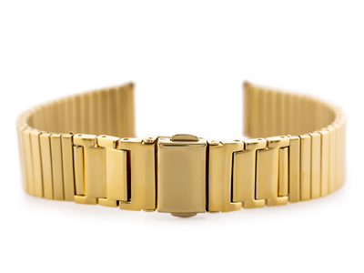 Bisset bracelet (bb024a) - stretchable - gold 16mm