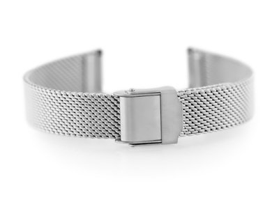 Bracelet 302S - HQ mesh - silver - 14mm