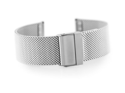 Bracelet 302S - HQ mesh - silver - 20mm