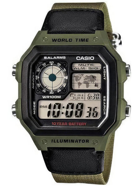 CASIO MEN'S WATCH AE-1200WHB-3B + BOX