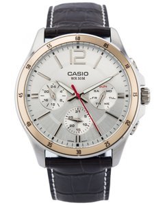 CASIO MEN'S WATCH MTP-1374L-7AVDF (zd064a) + BOX