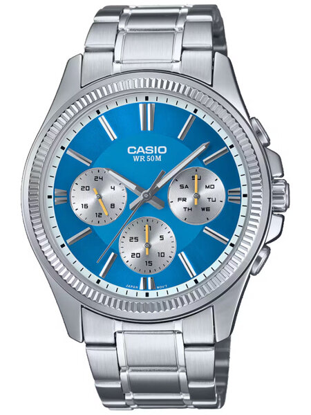 CASIO MEN'S WATCH MTP-1375D-2A2 (zd112d) + BOX