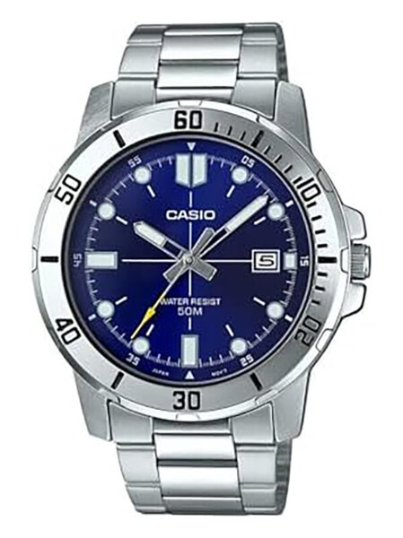 CASIO MEN'S WATCH MTP-VD01D-2E (zd185c) + BOX