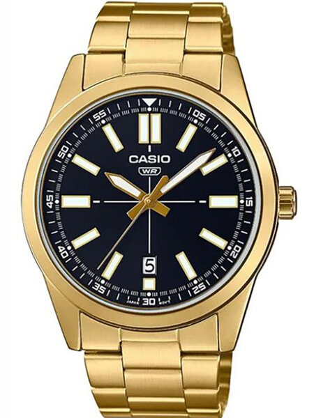 CASIO MEN'S WATCH MTP-VD02G-1E (zd217c) + BOX