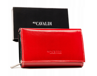 Duży, skórzany portfel damski z systemem RFID  4U Cavaldi