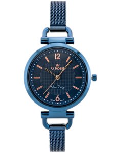 G. ROSSI WATCH - LESTI - 3652B (zg772h) - blue + BOX