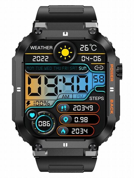 GRAVITY GT6-1 MEN'S SMARTWATCH - CALL EXECUTION, SNOW MONITOR (sg020a)