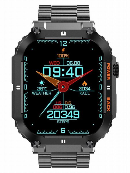 GRAVITY GT6-2 MEN'S SMARTWATCH - CALL MAKING, SNOW MONITOR (sg020b)