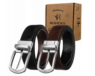 Leather belt ROVICKY R-PI-04