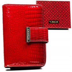 Leather & leatherette wallet RFID 4U CAVALDI PN31-RS