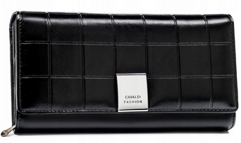 Leather & leatherette wallet RFID 4U CAVALDI PX20-3-BL