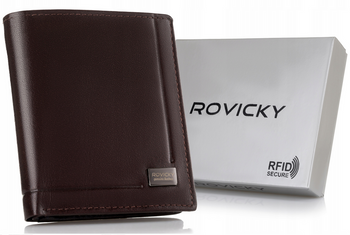Leather men wallet RFID ROVICKY PC-028-BAR
