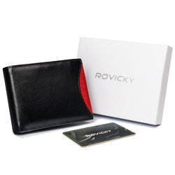 Leather men wallet ROVICKY 1531-03-BOR