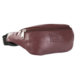 Leather waist belt bag PAUL ROSSI 907-MTN