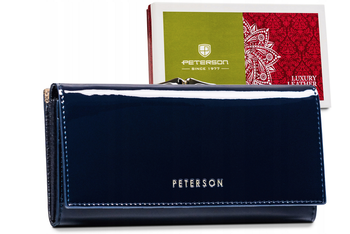 Leather wallet PETERSON PTN BC-721