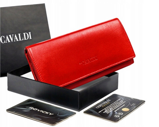 Leather wallet RFID 4U CAVALDI R-RD-12-GCL-Q