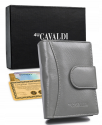 Leather wallet RFID 4U CAVALDI RD-09-GCL