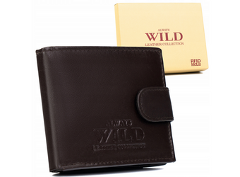 Leather wallet RFID ALWAYS WILD N0035L-P-SCR