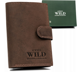 Leather wallet RFID ALWAYS WILD N310L-MWH