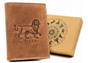 Leather wallet RFID ALWAYS WILD N4-CHM-LEO
