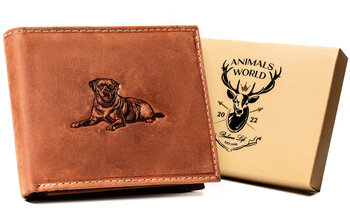 Leather wallet RFID ALWAYS WILD N992-CHM-DOG-1