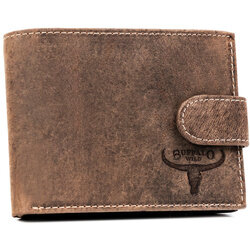 Leather wallet RFID BUFFALO WILD MR-02L-BAW-BL