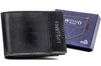 Leather wallet RFID BUFFALO WILD N1240-HP