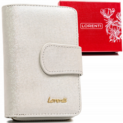 Leather wallet RFID LORENTI 76115-BRS