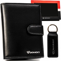 Leather wallet & key ring set ROVICKY  R-SET-M-N4L-KCS